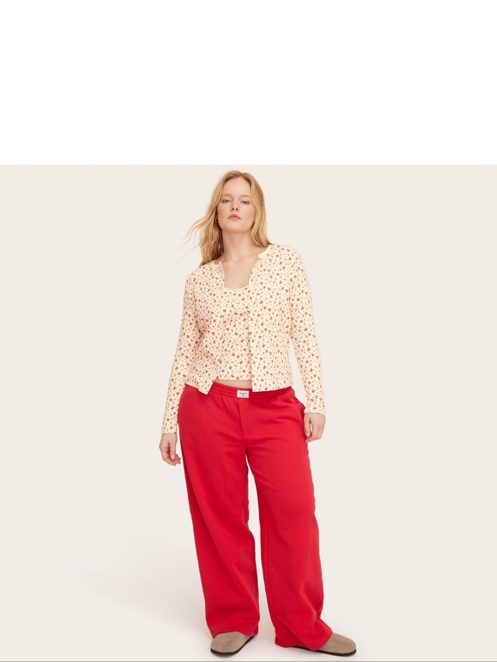 Parke X Target  Medium Women's Red Boxer Front Pants